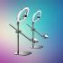 RTAKO ZJ-FP02 Kit Overheard Phone Mount 55cm with Phone Clamp and Ring Light